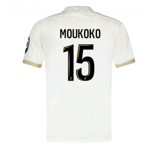 Moški Nogometni dresi OGC Nice Youssoufa Moukoko #15 Gostujoči 2024-25 Kratek Rokav